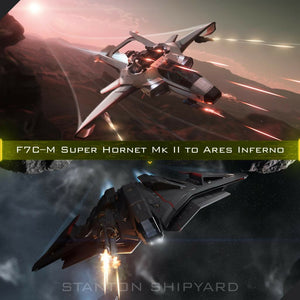 Upgrade - F7C-M Super Hornet Mk II to Ares Inferno + 24 Months Insurance