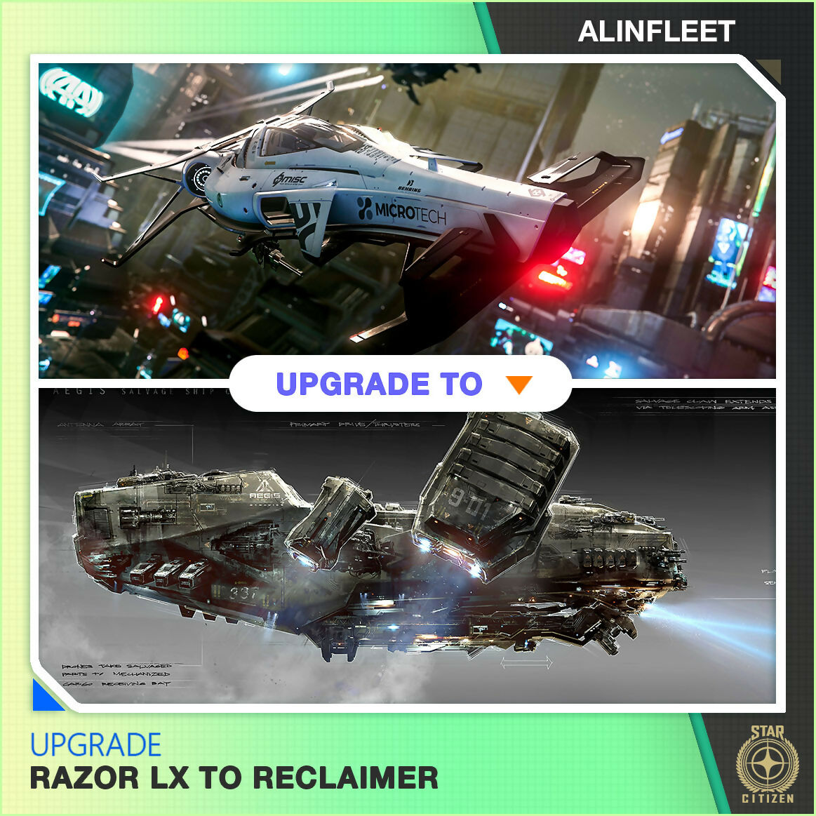 Upgrade - Razor LX to Reclaimer