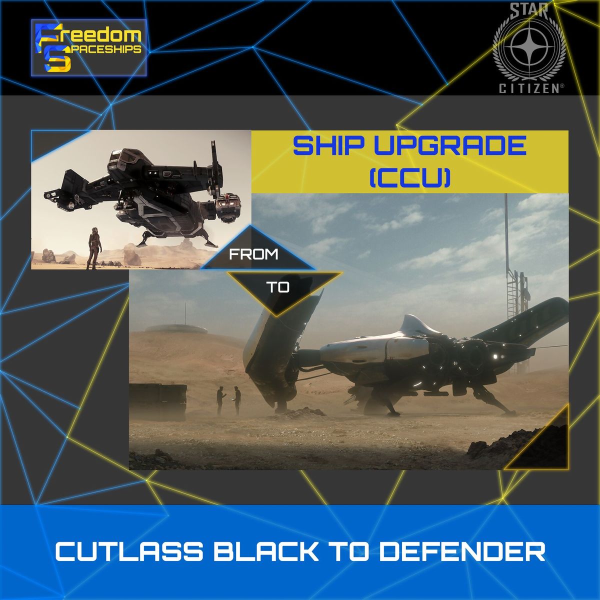 Upgrade - Cutlass Black to Defender