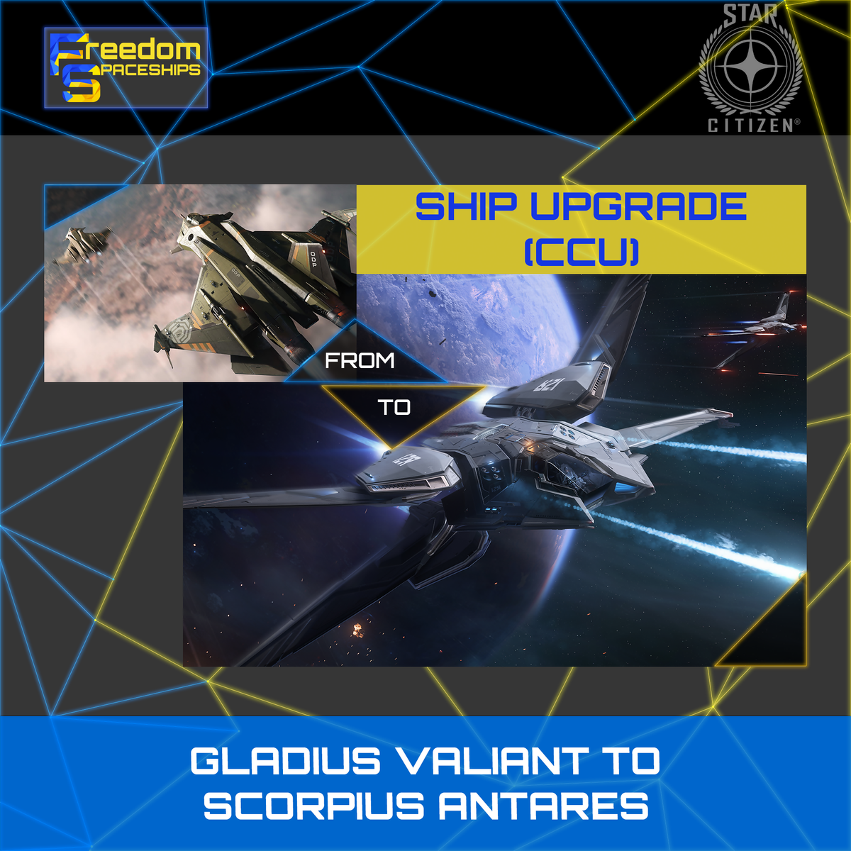 Space-Foundry.com: Upgrade - Gladius Valiant to Scorpius Antares