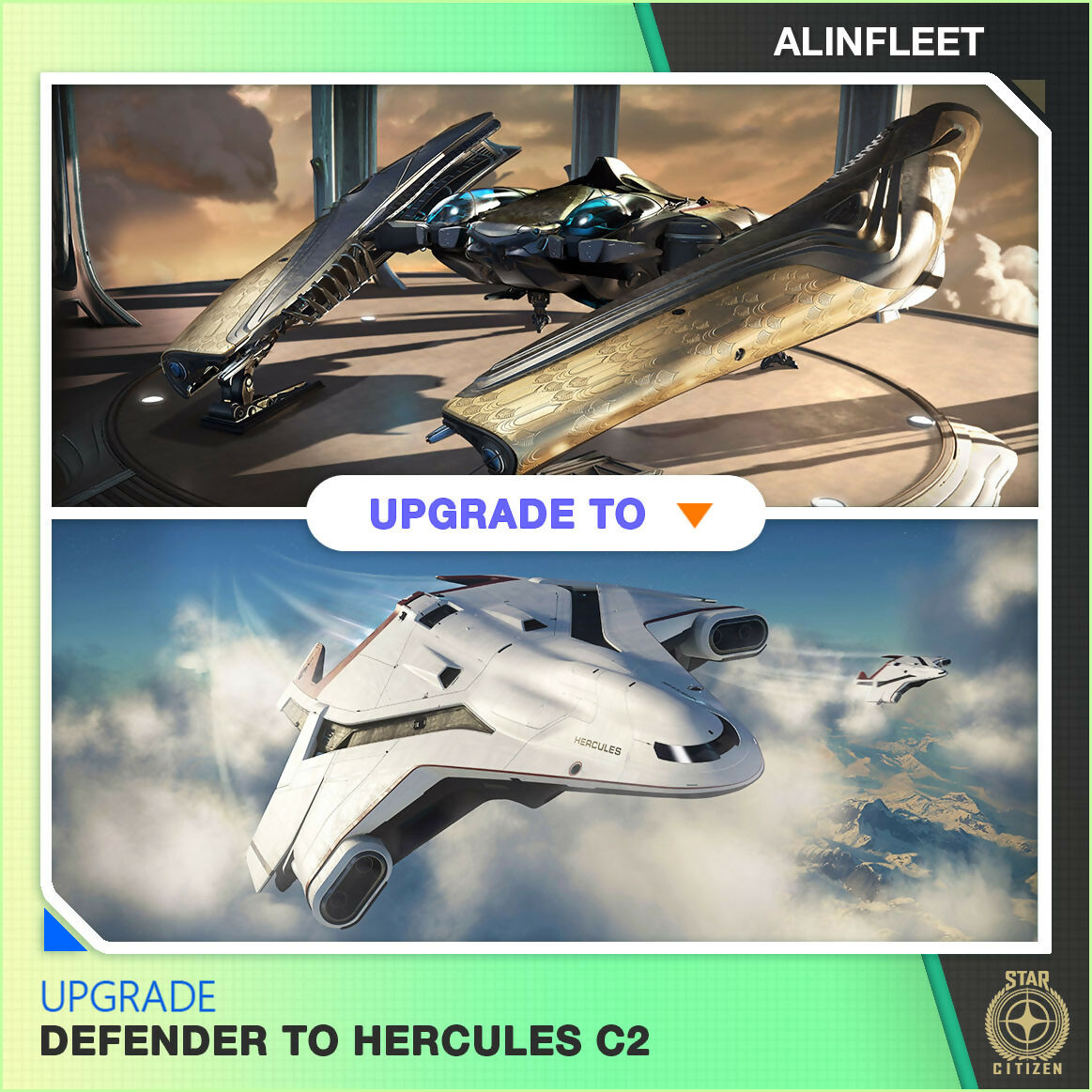 Space-Foundry.com: Upgrade - Defender to C2 Hercules