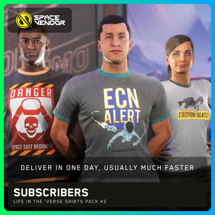 SUBSCRIBERS - Life in the 'Verse Shirts Pack #2