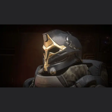 Load image into Gallery viewer, Sangar Helmet and Morozov Aftershock Armor | Space Foundry Marketplace.