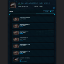 Load image into Gallery viewer, Add-Ons - Aegis Avenger Series - Flight Blades Kit | Space Foundry Marketplace.