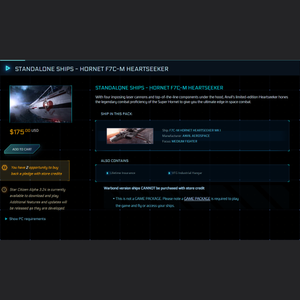 [Rare] F7C-M Super Hornet Heartseeker - LTI - OC