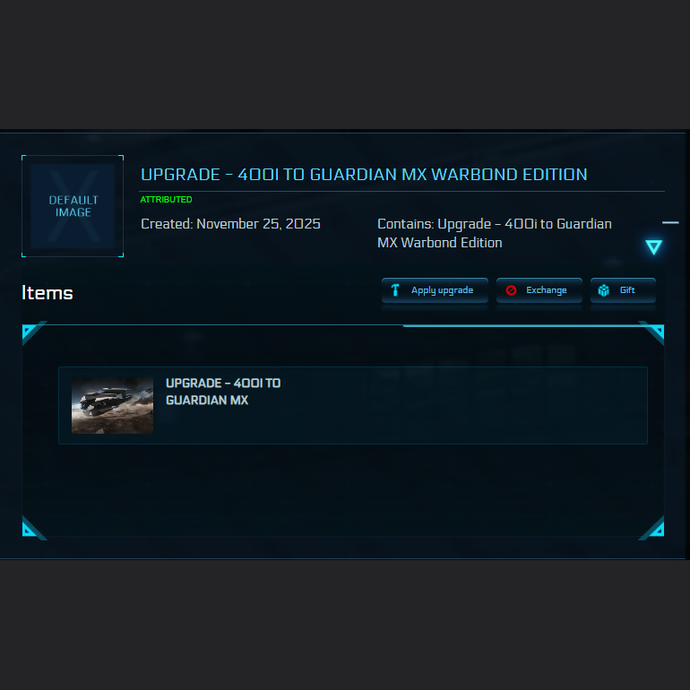 Upgrade - 400i to Guardian MX Warbond Edition 10y ins.