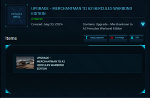 Merchantman to A2 Hercules Warbond Edition