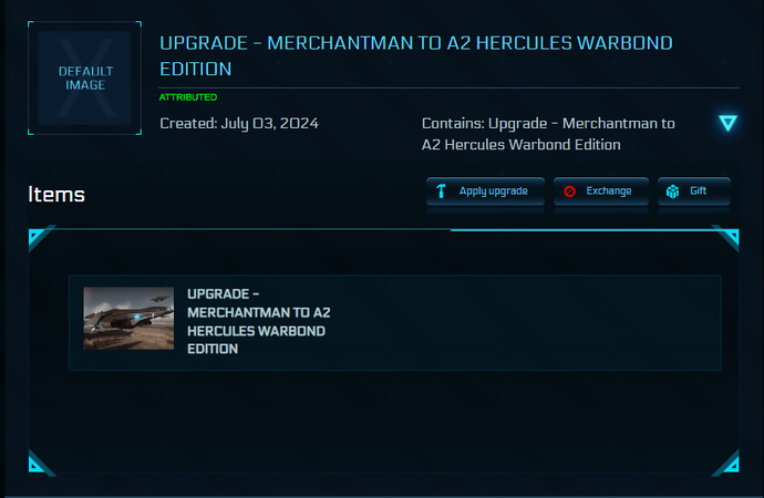 Merchantman to A2 Hercules Warbond Edition