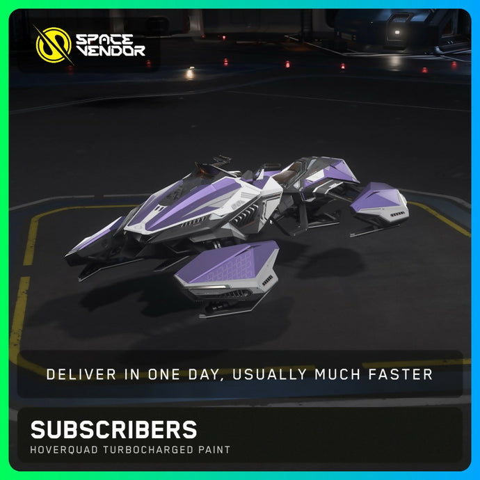SUBSCRIBERS - HoverQuad Turbocharged Paint