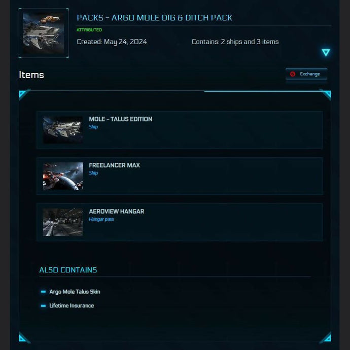 RARE Argo Mole Talus Dig & Ditch Pack with Freelancer MAX