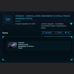 Upgrade - Constellation Andromeda to Apollo Triage Warbond Edition