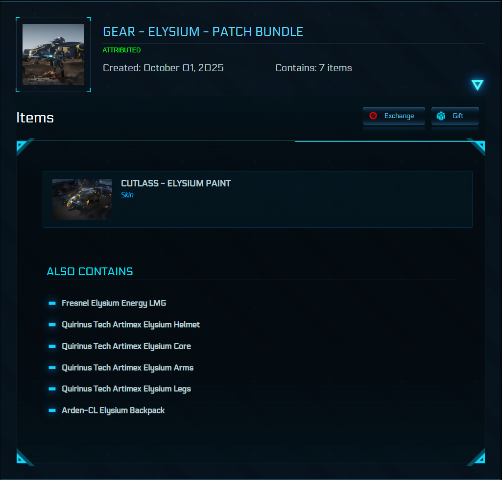 Gear - Elysium - Patch Bundle
