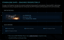 Load image into Gallery viewer, Prospector OC + Aeroview Hangar + Poster &amp; Model - Original Concept | Space Foundry Marketplace.