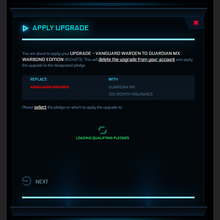 Load image into Gallery viewer, Upgrade - Vanguard Warden to Guardian MX Warbond Edition 10y ins.