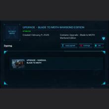 Load image into Gallery viewer, Upgrade - Blade to MOTH Warbond Edition