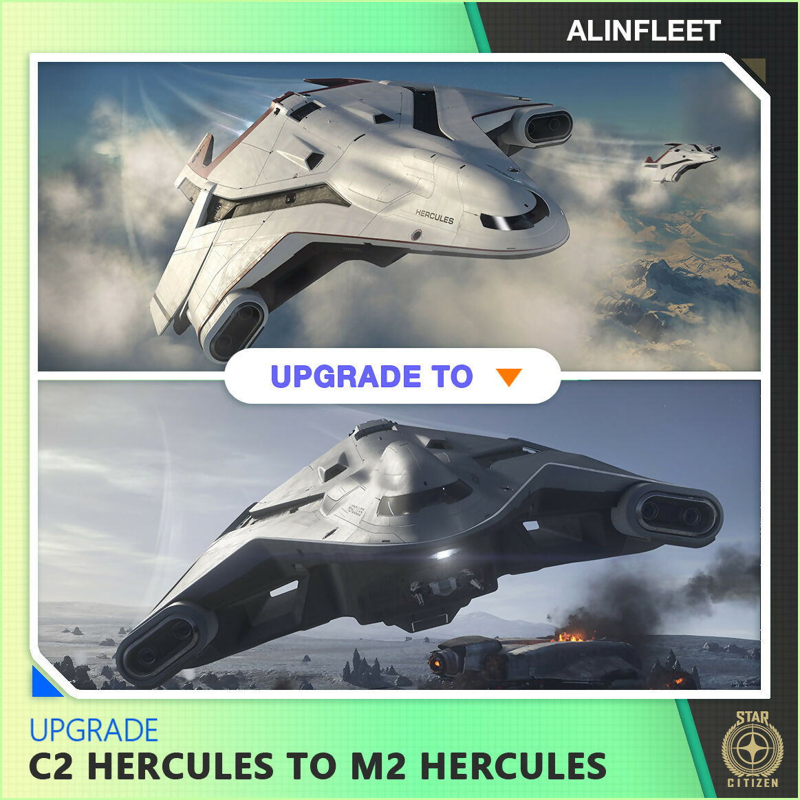 M2 Hercule Crusader LTI - Star Citizen - Standalone Ship, Neuf