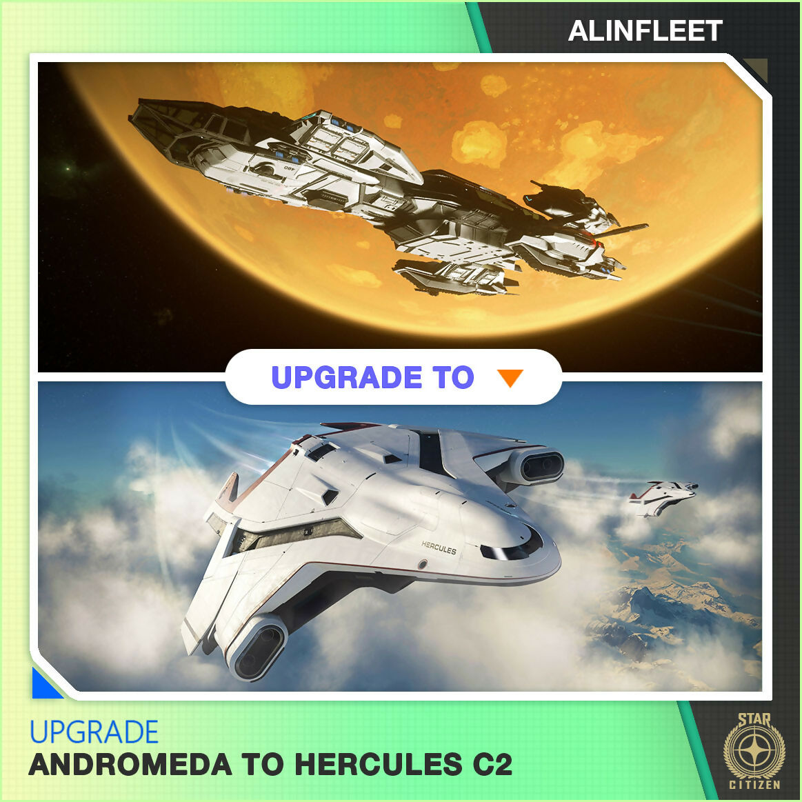 Upgrade - Andromeda to C2 Hercules