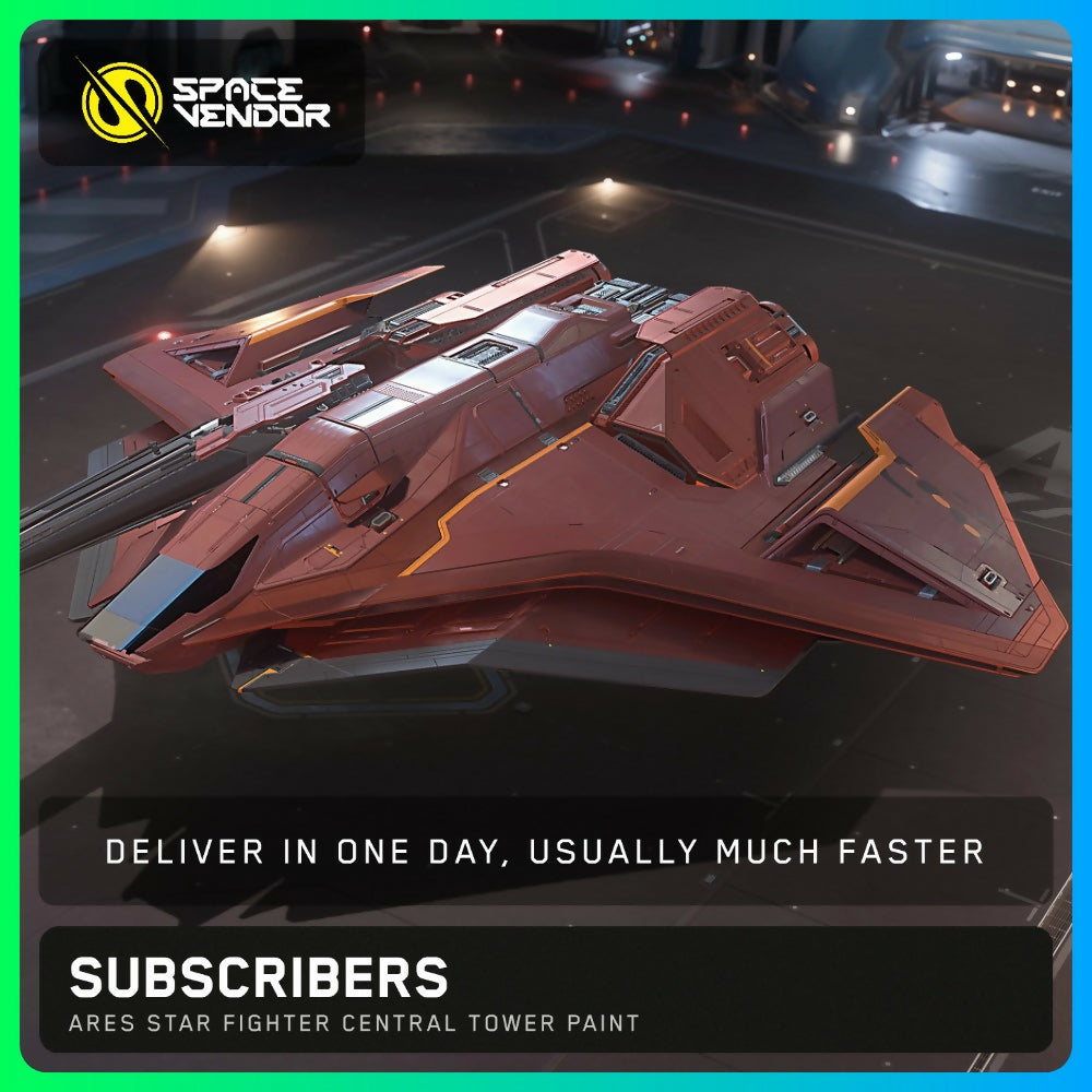 SUBSCRIBERS - Ares Star Fighter Central Tower Paint
