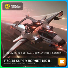 Load image into Gallery viewer, F7C-M Super Hornet Mk II OC + hangar + Model &amp; Poster + Armor + Paint - Original Concept | Space Foundry Marketplace.
