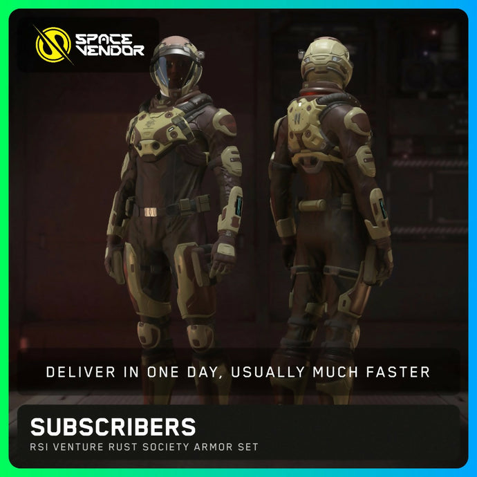SUBSCRIBERS - RSI Venture Rust Society Armor Set