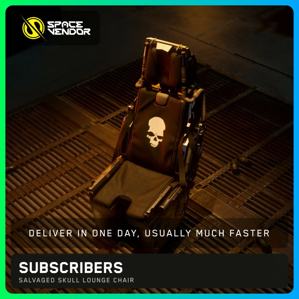 SUBSCRIBERS - Salvaged Skull Lounge Chair