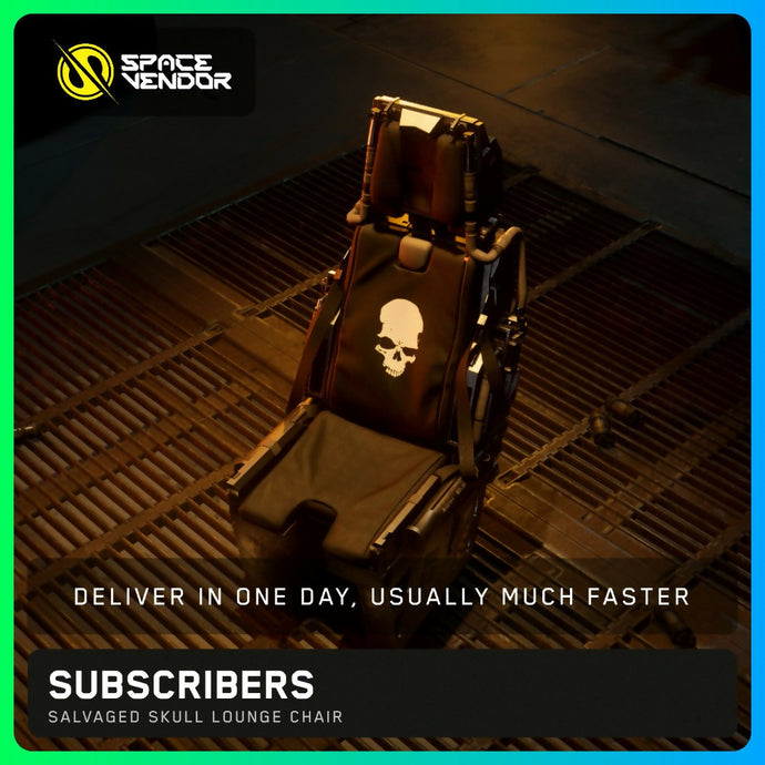 SUBSCRIBERS - Salvaged Skull Lounge Chair