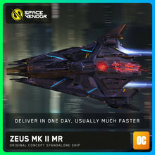 Load image into Gallery viewer, Zeus Mk II MR OC + Aeroview Hangar - Original Concept | Space Foundry Marketplace.