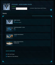 Load image into Gallery viewer, Package - AEGIS Sabre Raven