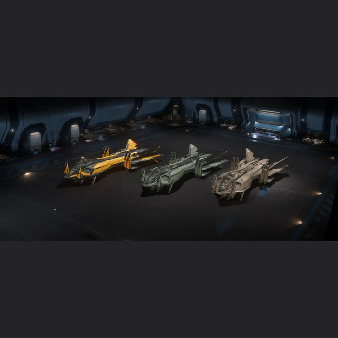 Star_Citizen_AEGS_Retaliator_gold_SKU_3_Pack