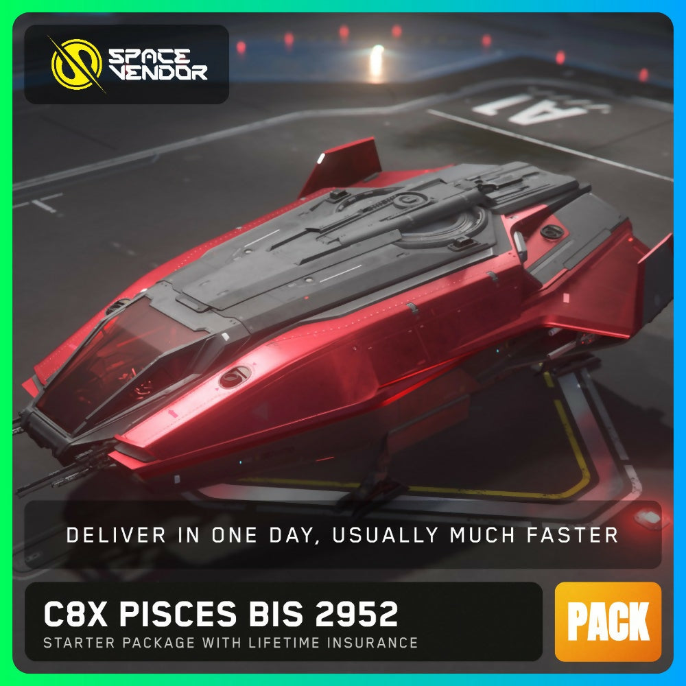 C8X Pisces BIS Best In Show 2952 LTI Package with Star Citizen
