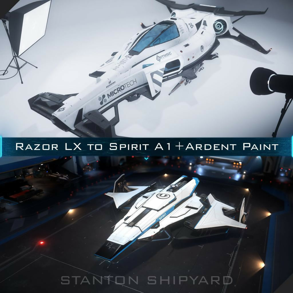Upgrade Razor Picture Space-Foundry.com: Upgrade - Razor LX to A1 Spirit + Ardent Paint
