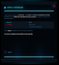 Load image into Gallery viewer, Upgrade - L-21 Wolf to Nova Warbond Edition 120m | Space Foundry Marketplace.