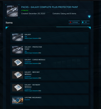 Load image into Gallery viewer, Packs - Galaxy Complete LTI plus Chairmans club Protector Paint ALL Modules!