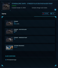 Load image into Gallery viewer, Stinger plus Meridian Paint (CitizenCon 2955 Limited) - LTI - OC