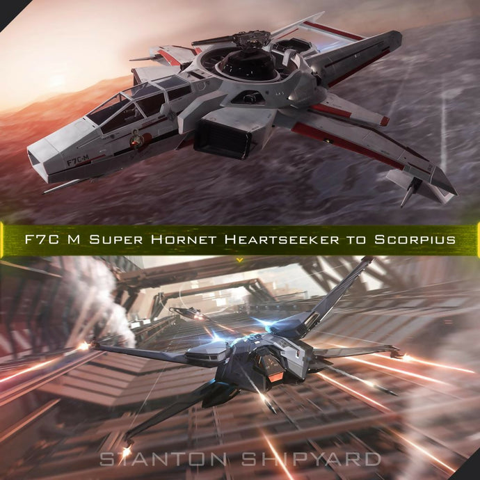 Upgrade - F7C-M Super Hornet Heartseeker to Scorpius + 24 Months Insurance