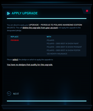 Load image into Gallery viewer, Upgrade - Perseus to Polaris Warbond Edition + 10y ins + Poster + Pennant + 2955 BIS Skin