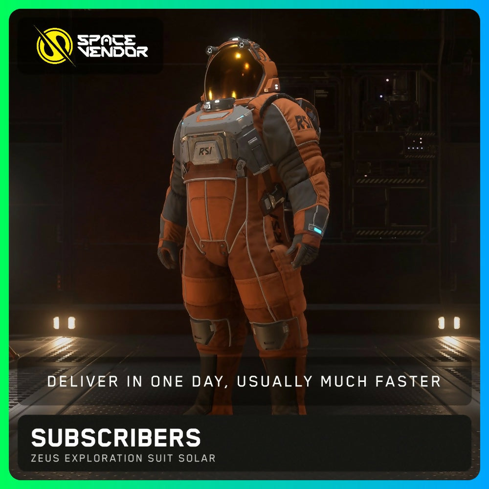SUBSCRIBERS - Zeus Exploration Suit Solar