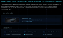 Load image into Gallery viewer, Aurora Mk II OC + Module + Paints - Original Concept | Space Foundry Marketplace.