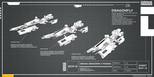 Load image into Gallery viewer, Dragonfly Black OC + Model &amp; Poster - Original Concept | Space Foundry Marketplace.