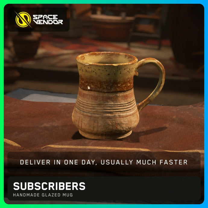 SUBSCRIBERS - Handmade Glazed Mug