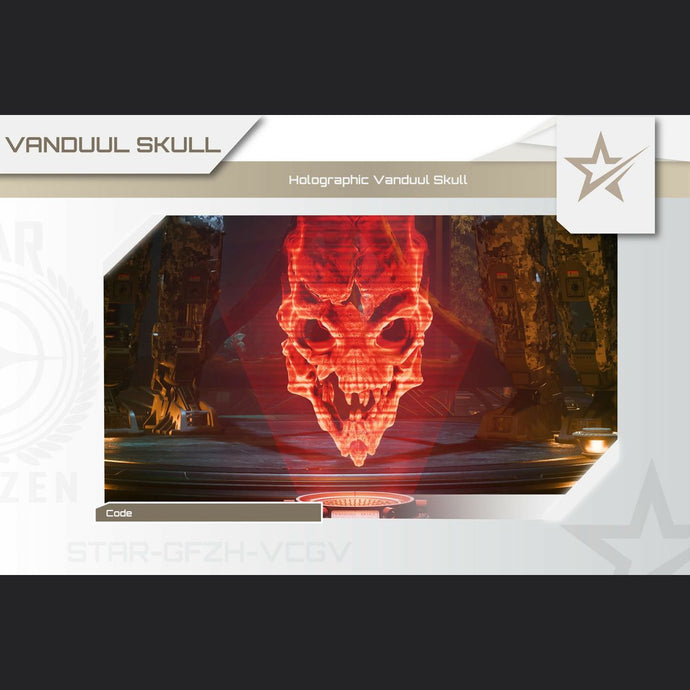 Holographic Vanduul Skull - Bar Citizen Reward - Code
