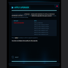Load image into Gallery viewer, Upgrade - Vanguard Warden to Apollo Medivac Warbond Edition