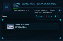 Load image into Gallery viewer, Upgrade - 600i Touring to 600i Explorer Warbond Edition
