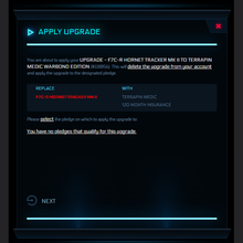 Load image into Gallery viewer, Upgrade - F7C-R Hornet Tracker Mk II to Terrapin Medic Warbond Edition 10y. ins.