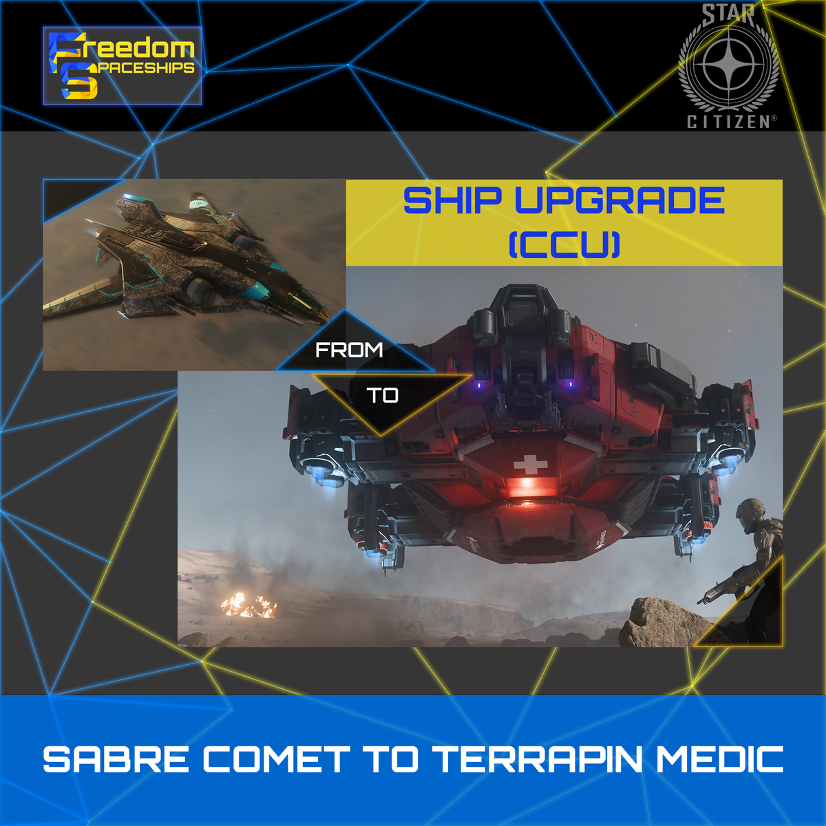 SABRE COMET TO TERRAPIN MEDIC