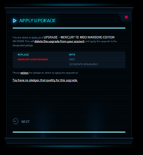Load image into Gallery viewer, Upgrade - Mercury to M80 Warbond Edition | Space Foundry Marketplace.
