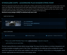 Load image into Gallery viewer, Legionnaire OC + Aeroview Hangar + Paint - Original Concept | Space Foundry Marketplace.