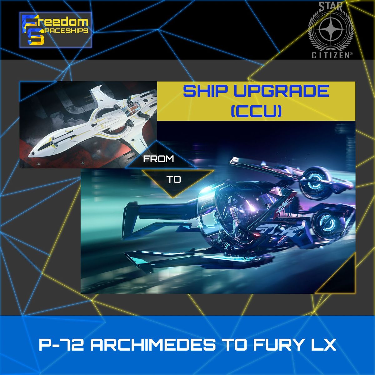Upgrade - P-72 Archimedes to Fury LX