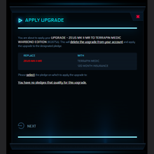 Load image into Gallery viewer, Upgrade - Zeus Mk II MR to Terrapin Medic Warbond Edition 10y. ins.