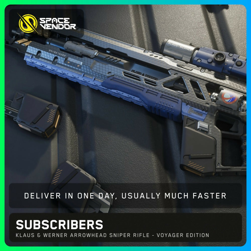 SUBSCRIBERS - Klaus & Werner Arrowhead Sniper Rifle - Voyager edition